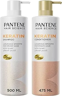 Pantene Hair Science Keratin Shampoo for Luxurious Smooth, 500 ml + CND 475ml