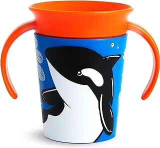 Munchkin Miracle 360 Wildlove Trainer Cup, 6 Oz, Orca
