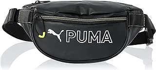 PUMA Training Essentials Mens Waist Bags PUMA Black-Yellow Burst Size X
