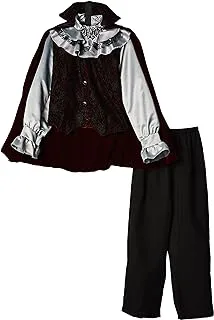 Kids Victorian Vampire Costume. Size:10-12 years. Includes: Latex necklace, Pants, Shirt with attached front vest