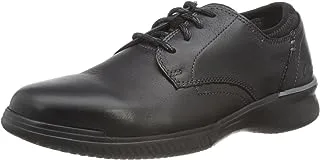 Clarks Donaway Plain Leather Shoes in Black