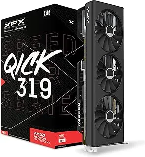 بطاقة رسومات الألعاب XFX SPEEDSTER QICK319 RADEON RX 7800 XT CORE مع ذاكرة GDDR6 سعة 16 جيجابايت وHDMI 3xDP وAMD RDNA™ 3