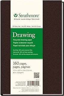 Strathmore 465-5 Recycled Hardbound Art Journal, 160 Pages, 5.5