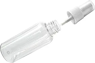 زجاجات رذاذ بلاستيكية من ECVV ، بخاخ بلاستيكي شفاف فارغ من البلاستيك الناعم للسفر مجموعة زجاجات حاويات سائلة قابلة لإعادة الملء 50 مللي (2 أونصة) (عبوة واحدة)