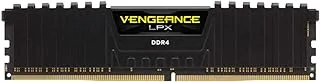 ذاكرة الكمبيوتر المكتبي Corsair Vengeance LPX 32GB (1x32GB) DDR4 3000 (PC4-24000) C16 - أسود