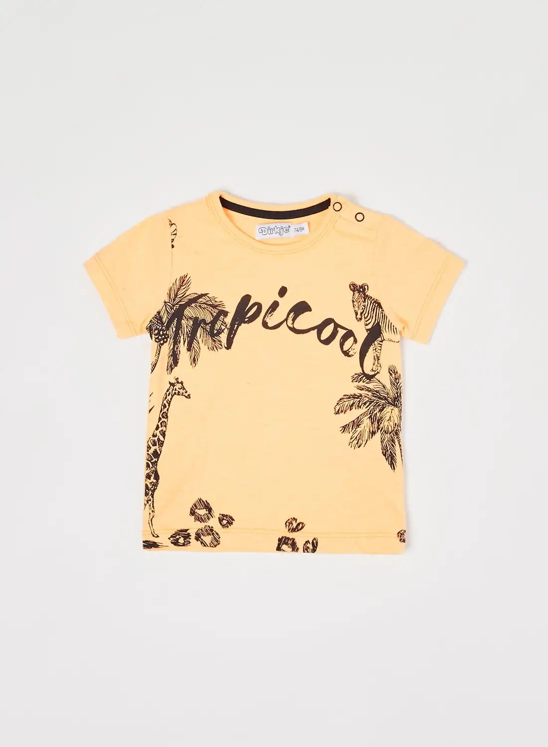 Dirkje Baby/Kids Tropicoo T-Shirt Bright Orange