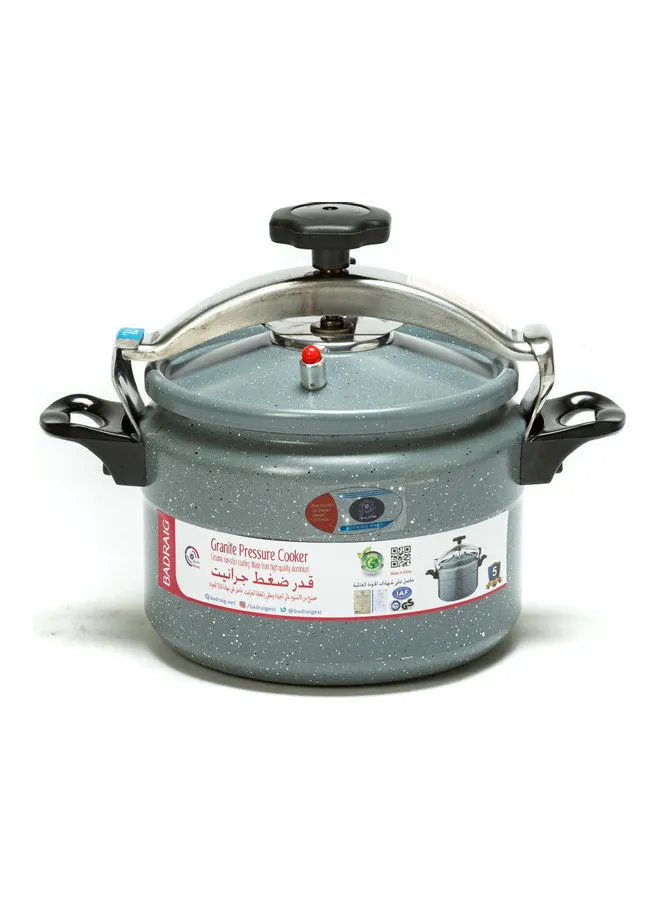 Badraig Aluminum Granite Pressure Cooker Grey 9Liters