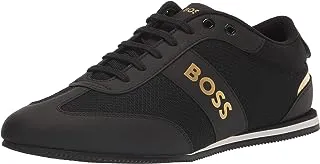 حذاء رياضي رجالي نايلون شبكي بشعار كبير من BOSS