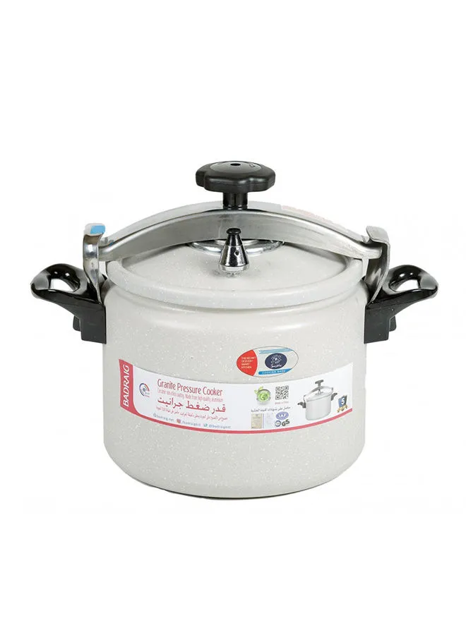 Badraig Aluminum Granite Pressure Cooker Beige 18Liters