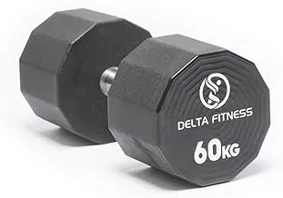 Delta Fitness Polyurethane Dumbbells 60 kg, 2-Pieces