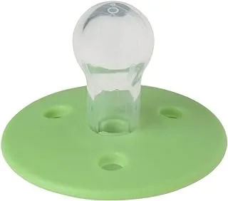 Mininor - Round Pacifier Silicone 6M - Apple Green