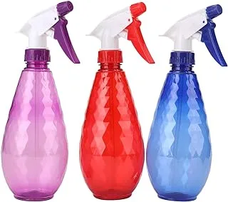 BMB Tools Colored Spray Kit - 500ml 3 Piece |Refillable, Reusable, Portable Sprayer, Leak Proof for Household Use, Essential Oil, Plants, Cleaning Solution and Perfume, Hair Spray Bottles Fine Mist