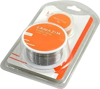 Lawazim Solder Core Wire 2mm x 100g with 10g Resin|Rosin Core Solder Wire for Electrical Soldering for Electronics and Automotive Soldering,Easy to Use Soldering Wire