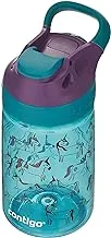 Contigo Gizmo Sip kids’ drinking bottle; BPA-free, robust water bottle; 100% leak-proof; intuitive drinking at the press of a button; easy-clean; ideal for preschool, daycare, school, sports; 14 oz