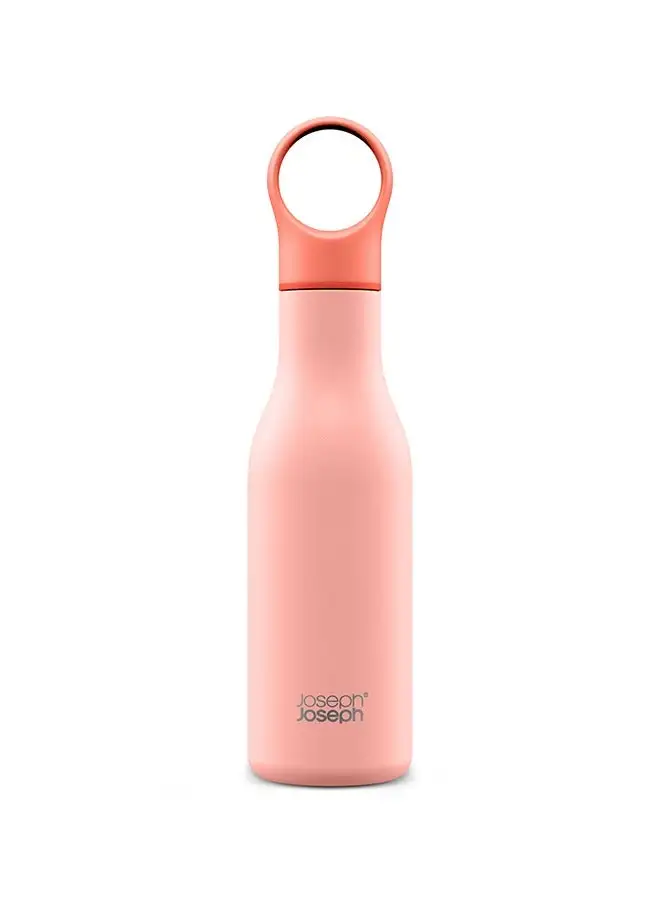 Joseph Joseph Stainless-Steel Insulated Water Bottle 500 L Double-Walled 18/8 Stainless Steel Construction With A Heat-Reflecting Copper Layer And Keeps Cool Drinks Cold Up To 24 Hours And Warm Up To 12 Hours.