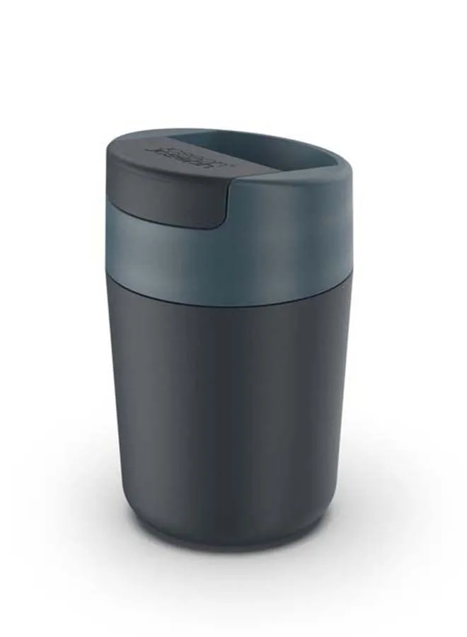 Joseph Joseph Joseph Joseph Travel Mug Flip-Top Cap Completely Covers Mouthpiece For Better Hygiene Leakproof Screw-Top Lid Reusable And Bpa-Free Comfortable Non-Slip Grip 340 Ml