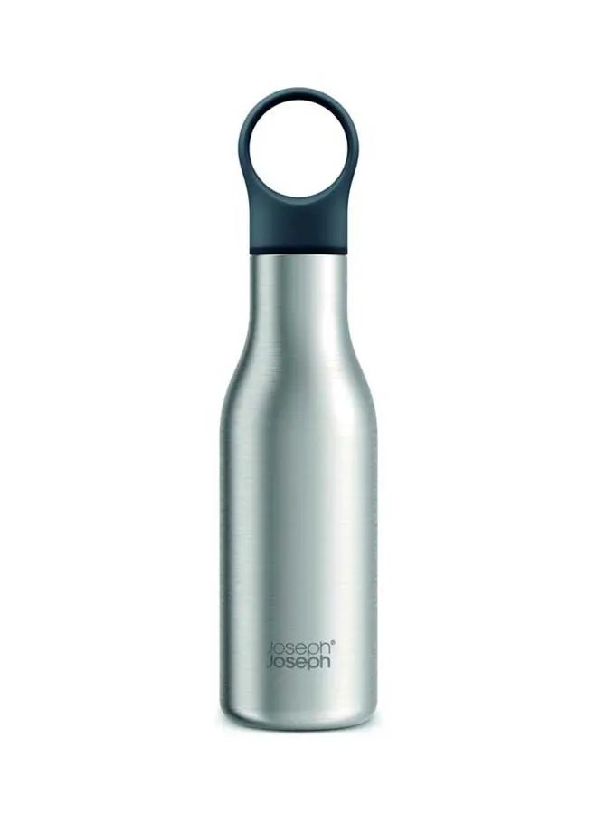 Joseph Joseph Stainless-Steel Insulated Water Bottle 500L Double-Walled 18/8 Stainless-Steel Construction With A Heat-Reflecting Copper Layer And Keeps Cool Drinks Cold Up To 24 Hours And Warm For Up To 12 Hours