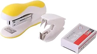Lawazim Mini Stapler Set Green | Stapler | piston | Small paper stapler | paper stapler