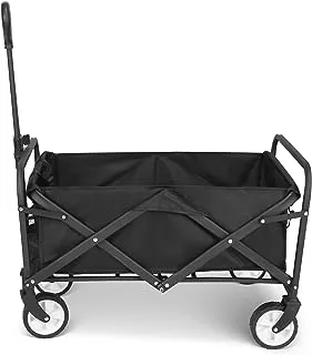 Folding Wagon Cart Large Capacity Heavy Duty Cart for Gardening,Camping,Shopping,Beach and Outdoor Sport