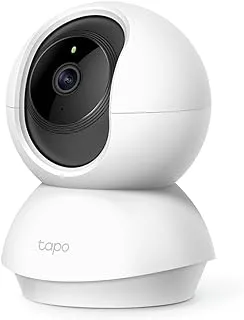 TP-Link Tapo TC70 Pan/Tilt Smart Security Camera, 360° Rotational Views, Works with Alexa&Google Home, 1080p, 2-Way Audio, Night Vision, SD Storage, Device Sharing (TC70) KSA Version
