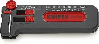 KNIPEX Tools - Precision Mini Wire Stripper, 26-36 AWG (1280040SB)