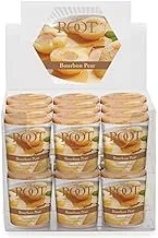 Root Candles Fall Scented Votive Candles Beeswax Blend Premium Handcrafted 20-Hour Votives, 18-Count, Bourbon Pear