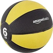 AmazonBasics Medicine Ball - 6 Pounds, Yellow and Black