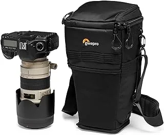 Lowepro ProTactic TLZ 75 AW DSLR toploader - Expand to Hold Up to 24-70mm f/2.8 and Lens Hood with Portrait Grip - Camera Gear to Personal belongings - for DSLR Like Canon 5D - Black (LP37279-PWW)