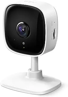 Tapo Mini Smart Security Camera, Indoor CCTV, Works with Alexa&Google Home, No Hub Required, 1080p, 2-Way Audio, Night Vision, SD Storage, Device Sharing (TC60) KSA Warranty Support