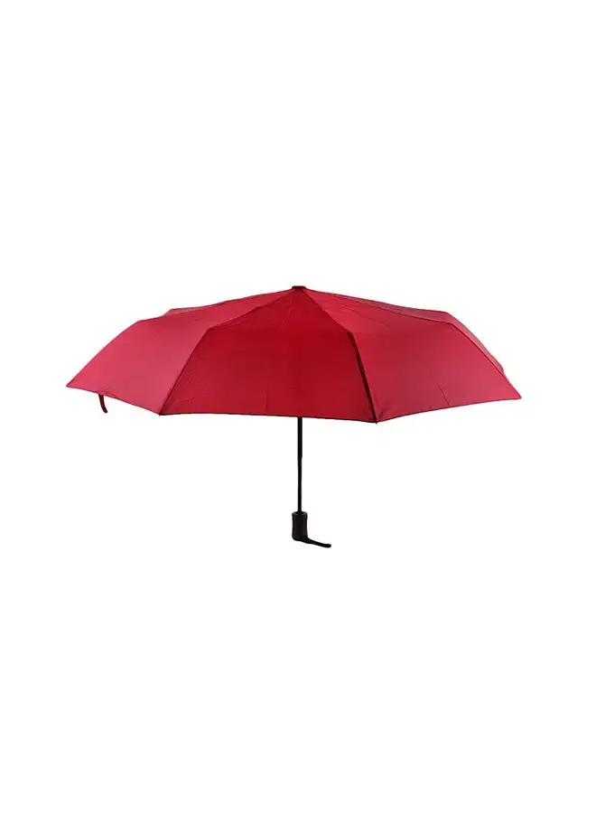 Generic Automatic Three Folding Umbrella Red/Black