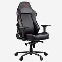 HyperX Stealth Core Gaming Chair - Ergonomic Leather Gaming Chair - Kids Chair Gaming - Red Black Gaming Chair - PC Racing Video Game Chair for Kids Adults - Computer Office PC Gamer Chair -Core Chair