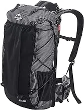 Naturehike Rock 60L+5L hiking backpack 60L+5L dyneema fabric black