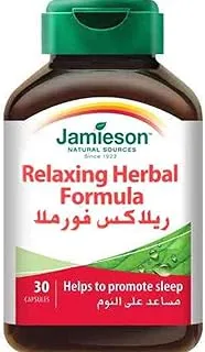 Jamieson Vitamins Relaxing Herbal Formula 30 Capsules