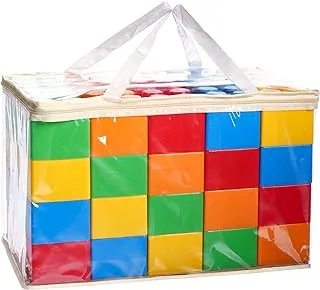General Building Blocks Set with Storage Carrying Bag, 20cm x 25cm x 30cm Size