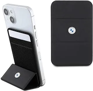 محفظة CG Mobile BMW الجلدية Cardslot Magsafe - باللون الأسود