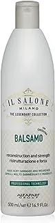 Il Salone Milano The Legendary Collection Alfaparf Group Professional Keratin Conditioner for Very Damaged Hair - Reconstruction, Strengthen and Repair - Premium Quality - 16.91 Fl. Oz. / 500ml