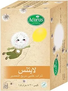Acorus Lightness Herbal Instant Drink, 20 tea bags