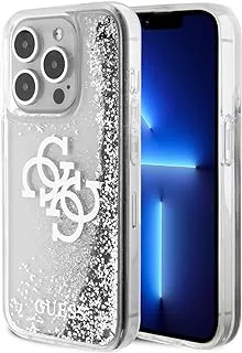 CG Mobile Guess for iPhone 15 Pro Case - Liquid Glitter Case with 4G Electroplated Logo - Anti-Scratch - Drop Resistant - Shockproof - Full Bumper Protection Back Cover for iPhone 15 Pro 6.1