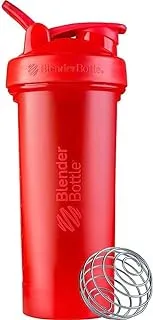 BlenderBottle Classic V2 Shaker Bottle Perfect for Protein Shakes and Pre Workout, 28-Ounce, Red