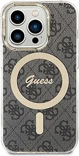CG Mobile Guess Magsafe IML 4G Hard Case for iPhone 15 Pro - Black