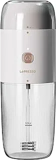 ليبريسو 2 في 1 ماكينة صنع رغوة الحليب المحمولة ومطحنة القهوة 150 مل 45 وات - أبيض