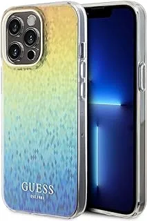 CG Mobile Guess for iPhone 15 Pro Max Case - IML Case with Faceted Mirror Disco Pattern - Anti-Scratch - Drop Resistant - Shockproof - Full Slim Back Cover for iPhone 15 Pro Max 6.7