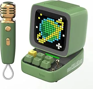 Divoom DitooMic Bluetooth Speaker Microphone Karaoke Function - Green