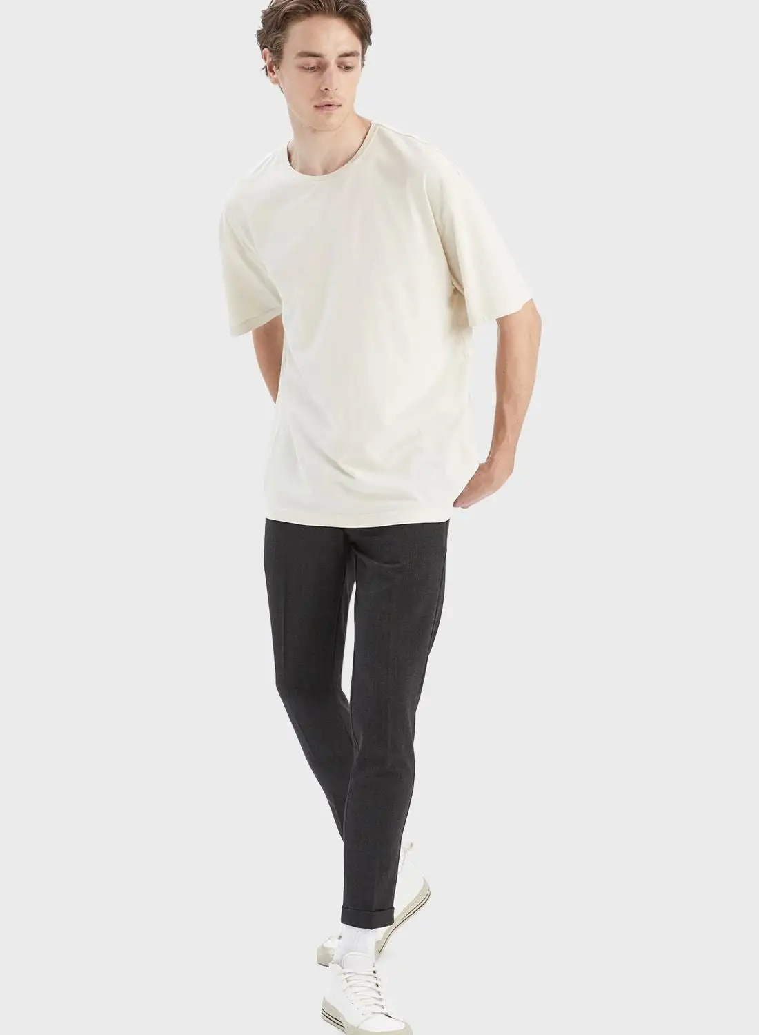 DeFacto Essential Slim Fit Trousers