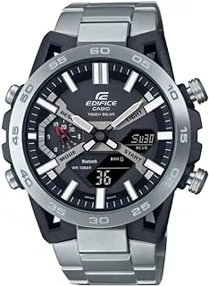 Casio Analog-Digital Black Dial Men's Watch-ECB-2000D-1ADF, Black