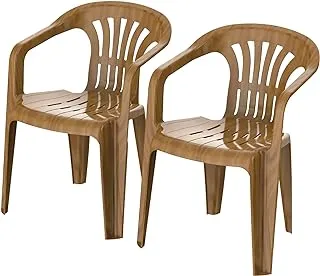 Cosmoplast Duchess Outdoor Garden Chair Set of 2