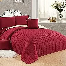 Sleep Night Comforter Set King Size 6 Pieces Twin Bedding Set (Includes 1 Comforter, 1 Bedsheet, 2 Pillow Shams and 2 Pillow Shams) Lightweight Reversible Coverlet for All Season