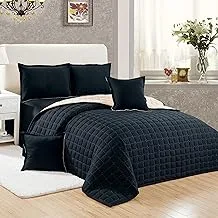 Sleep Night Comforter Set King Size 6 Pieces Twin Bedding Set (Includes 1 Comforter, 1 Bedsheet, 2 Pillow Shams and 2 Pillow Shams) Lightweight Reversible Coverlet for All Season