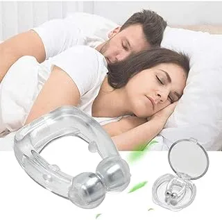 ECVV Nasal Dilators Reduction Anti Snoring Nose Clip With Magnet Snore Plugs - 3 Pieces