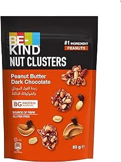 Be- Kind Peanut Butter Dark Chocolate Nut Clusters, 80 g